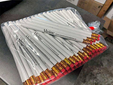Article promotionnel, Crayon Construction Alpine