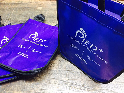 Promotional item, bag printed by Chato Sérigraphie