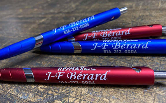 Article promotionnel, stylos J-F Bérard