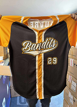 Chandail de baseball Bandits