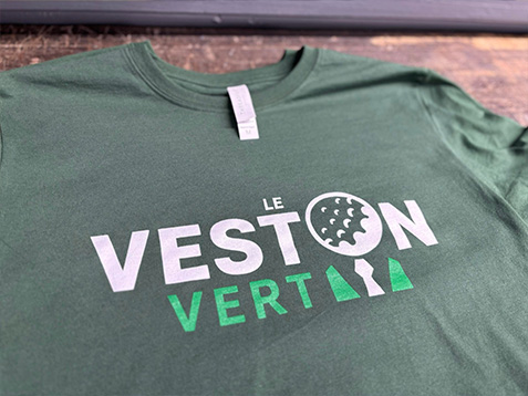 Sérigraphie sur vêtements Veston Vertara